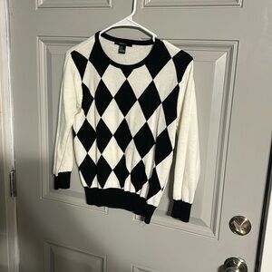 Diamond pattern forever 21 sweater